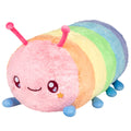 Peluche Mega Squishable – Chenille Arc-en-Ciel