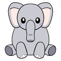 Peluche Mini Squishable – Bébé Éléphant