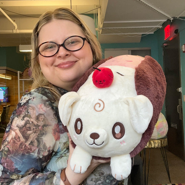 Peluche Squishable – Neapolitan Glace Teckel