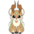 Peluche Mini Squishable – Cerf à Plumes