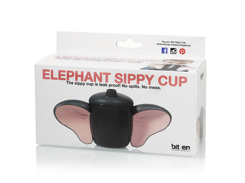 Elephant Sippy Cup Bitten – Gobelet enfant original