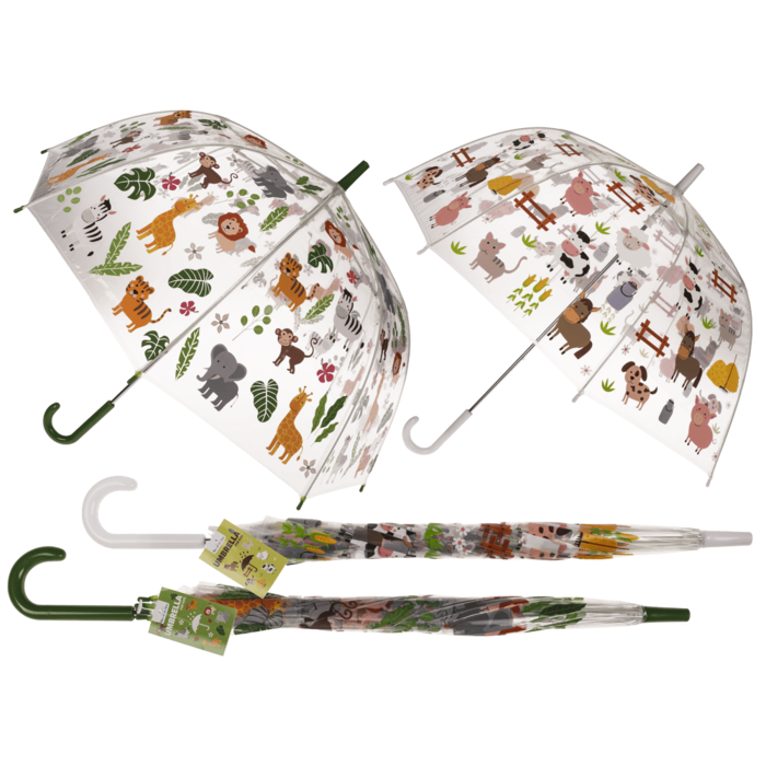 Parapluie Transparent Enfant Animaux – vue 4