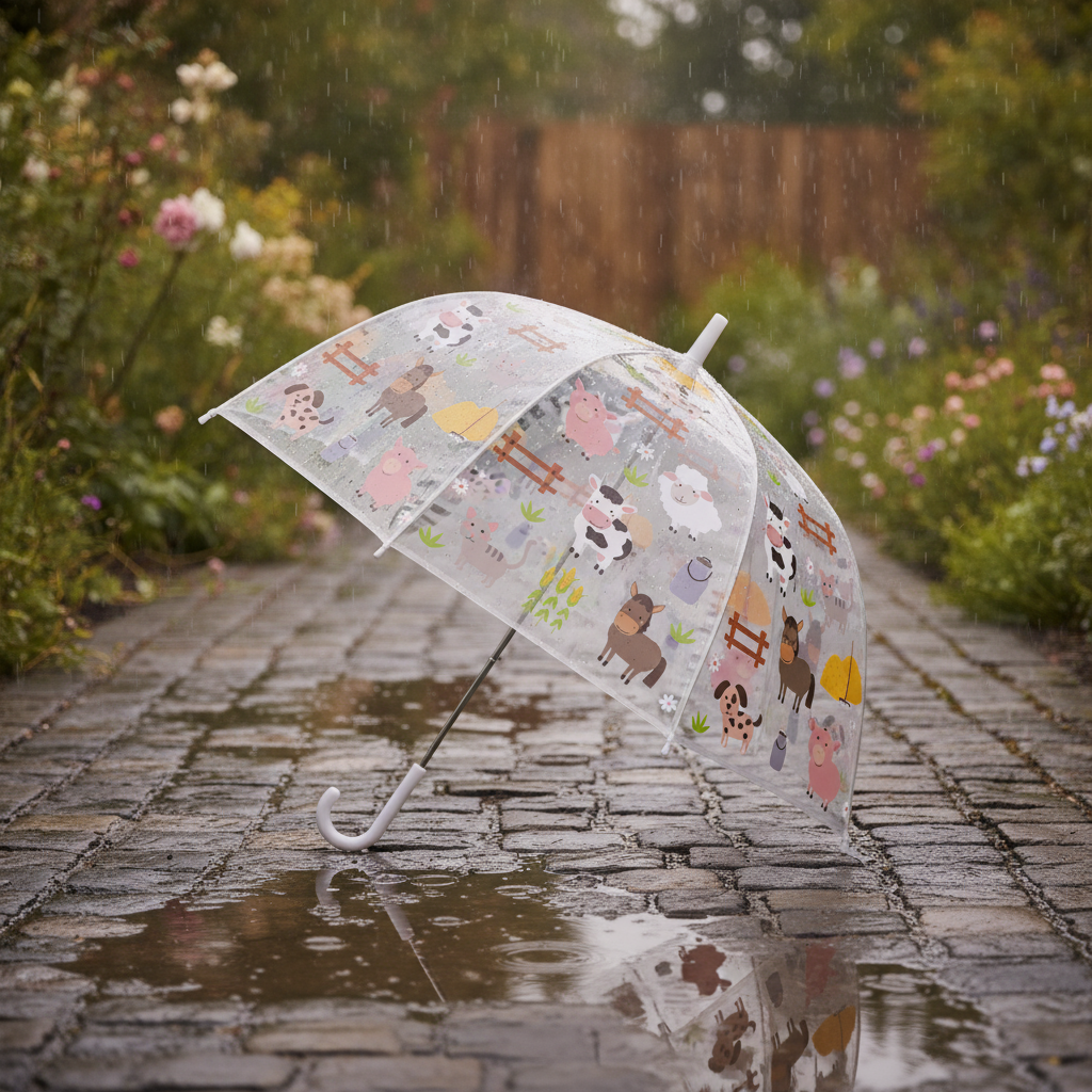 Parapluie Transparent Enfant Animaux – vue 6