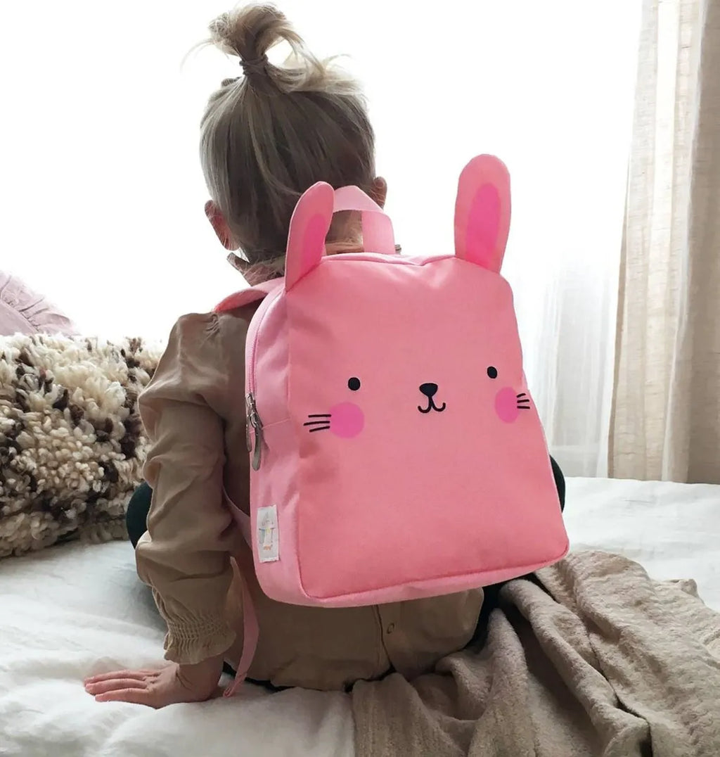 Petit sac à dos enfant - Lapin – vue 7 – A Little Lovely Company