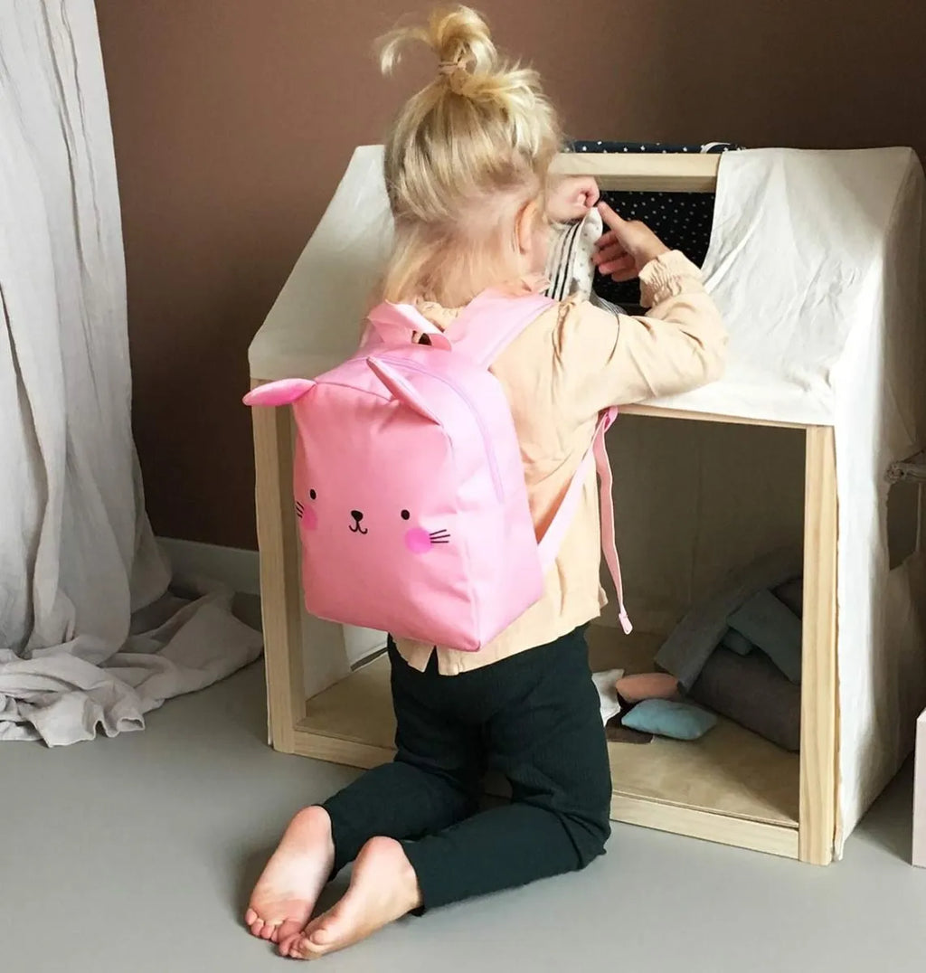 Petit sac à dos enfant - Lapin – vue 6 – A Little Lovely Company