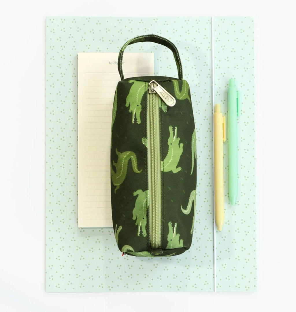 Trousse enfant - Crocodiles – vue 2 – A Little Lovely Company
