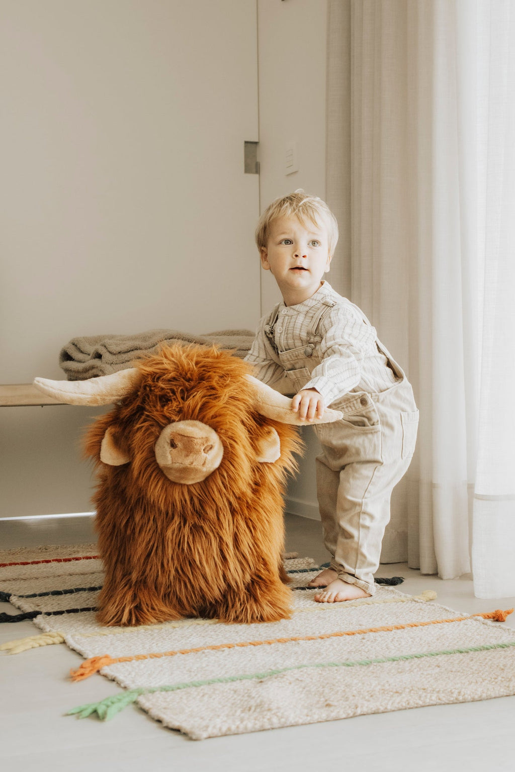 Vache Highland doux et rebondissant - Wild & Soft
