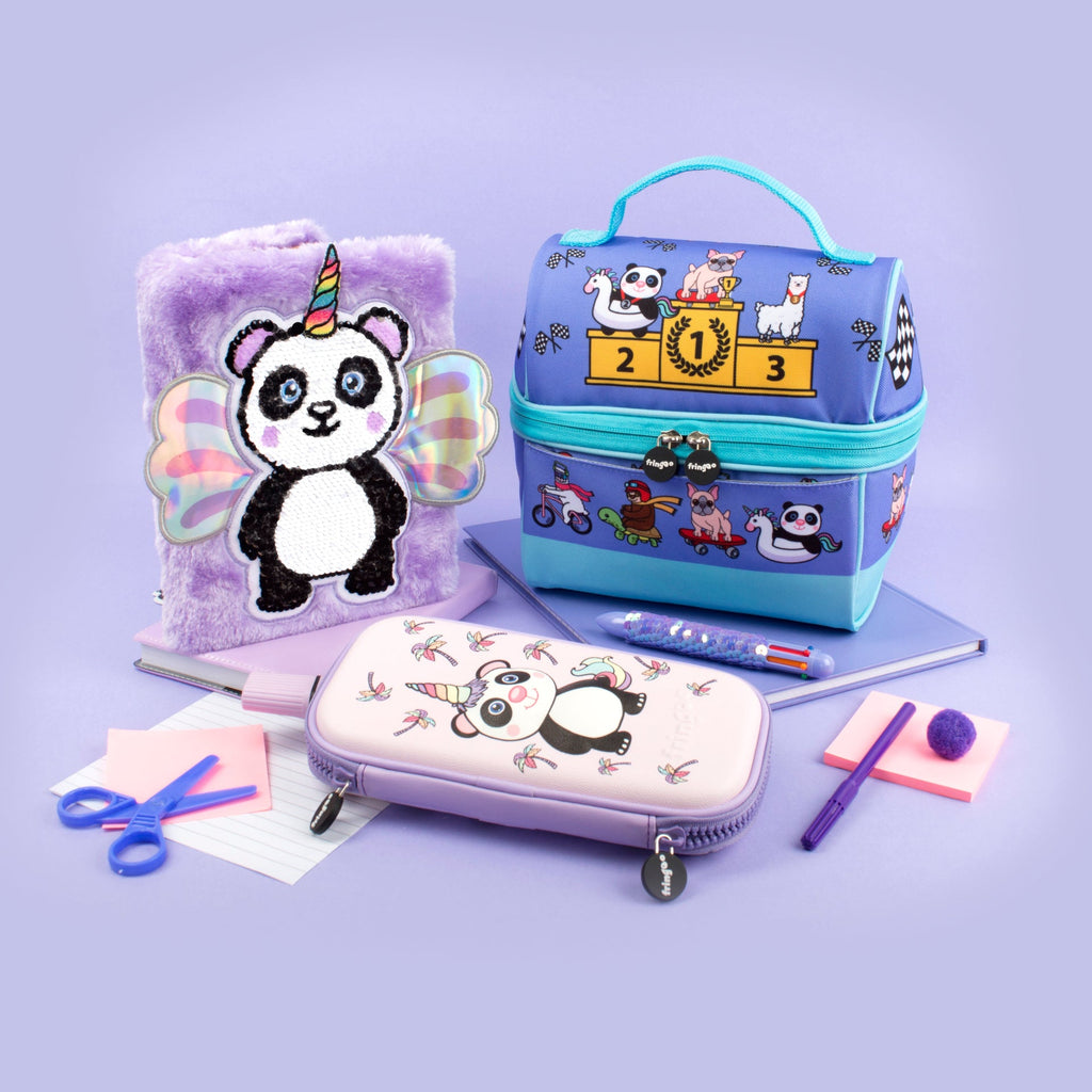 Carnet en peluche – 3D – Pandacorn en peluche