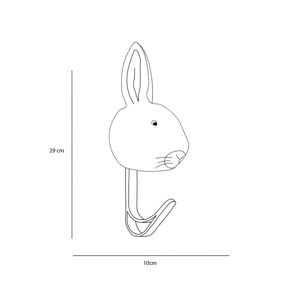 Porte-manteau peluche lapin - Wild & Soft