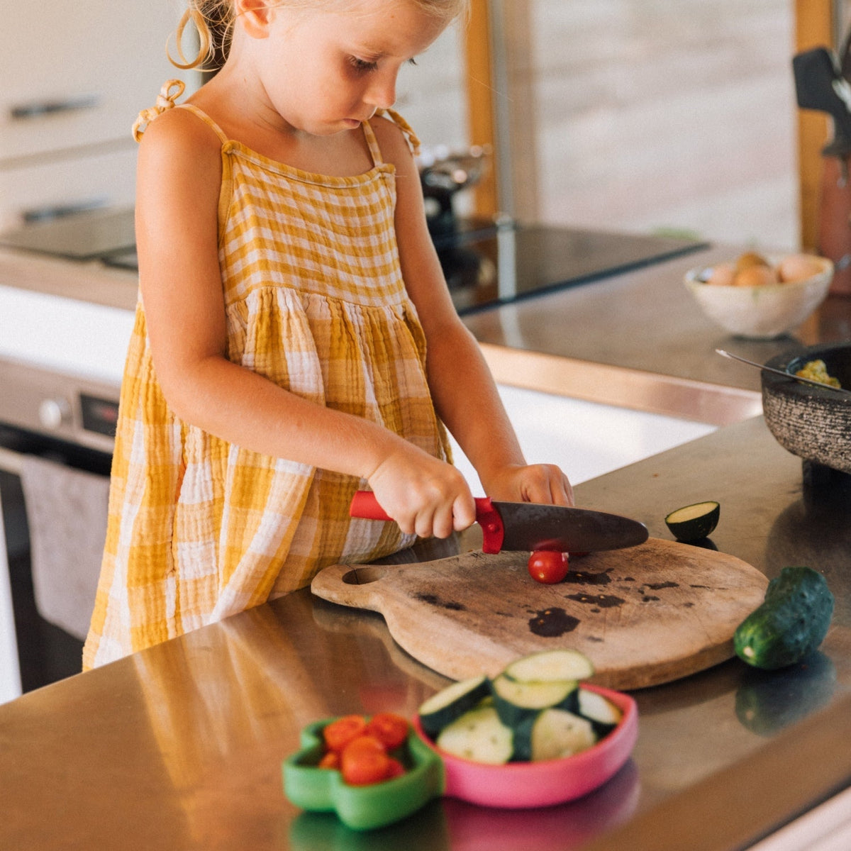 Ramona le Radis – Ensemble assiette et cuillère bébé – vue produit 5