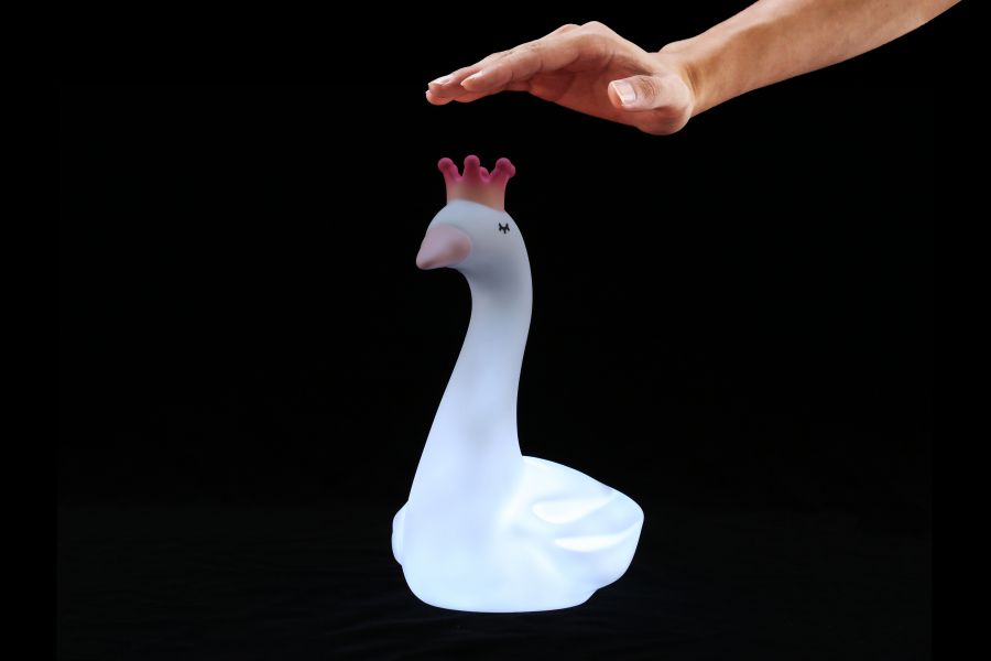 veilleuse cygne rechargeable dhink 