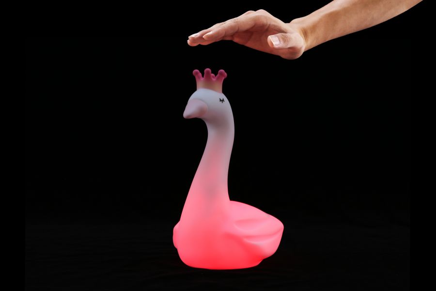 veilleuse cygne rechargeable dhink 
