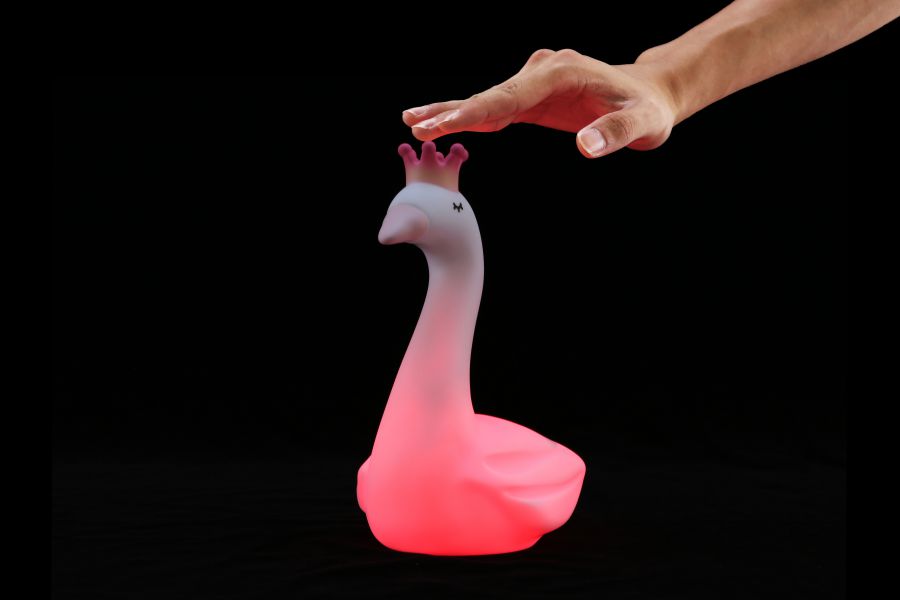 veilleuse cygne rechargeable dhink 