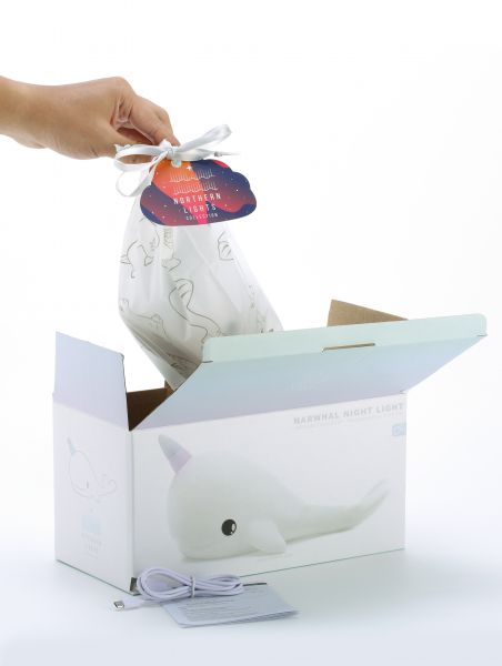 veilleuse narval rechargeable dhink 