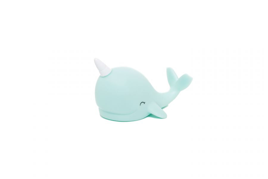 mini veilleuse narval bleu dhink 