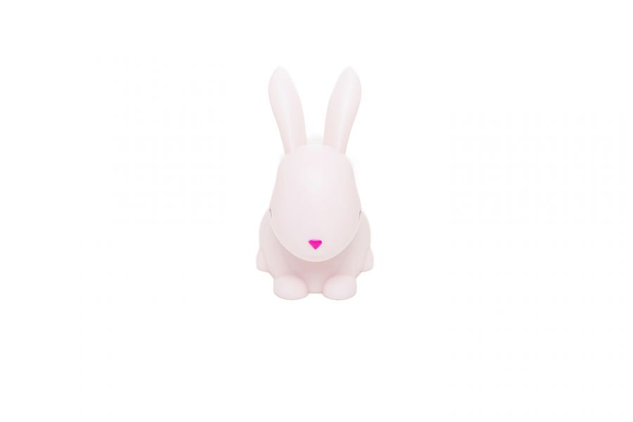 mini veilleuse lapin rose dhink 