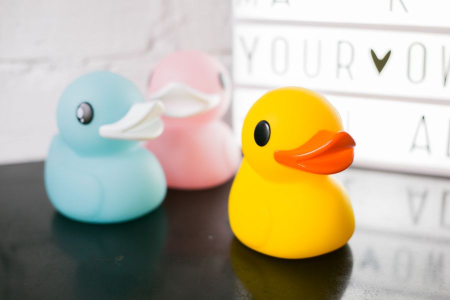 veilleuse canard jaune dhink 