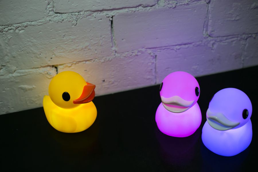 veilleuse canard jaune dhink 