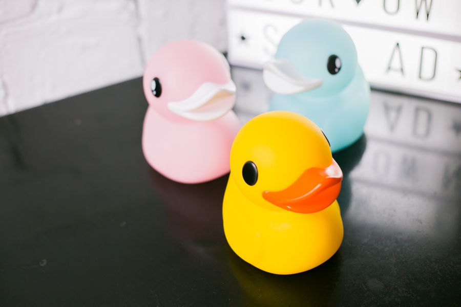 veilleuse canard jaune dhink 