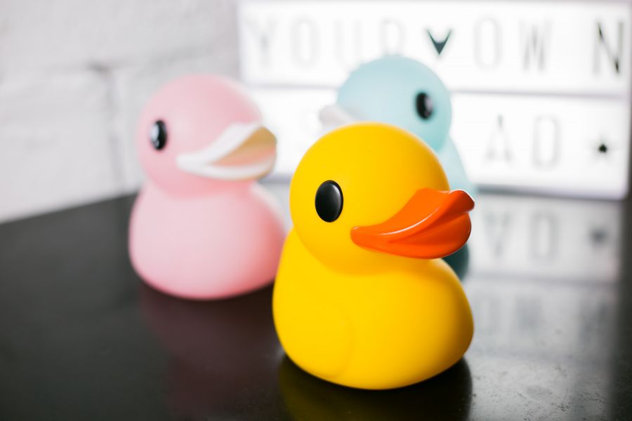 veilleuse canard jaune dhink 