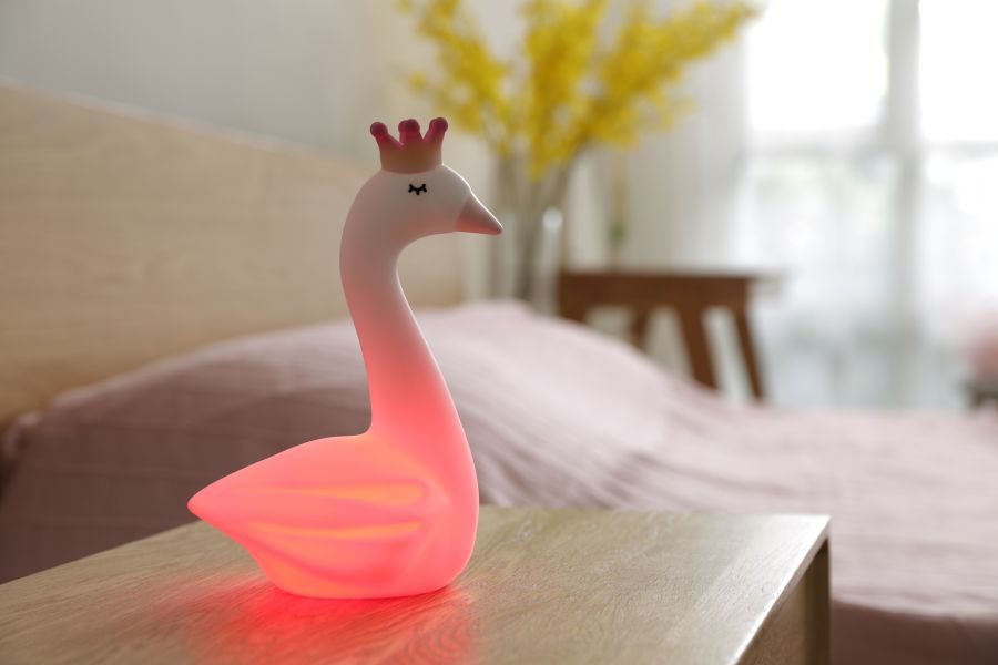veilleuse cygne rechargeable dhink 