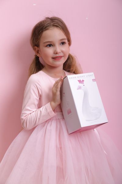 veilleuse cygne rechargeable dhink 
