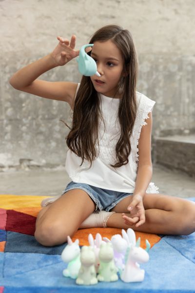 mini veilleuse lapin rose dhink 