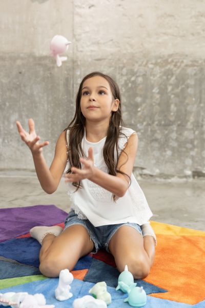 mini veilleuse narval bleu dhink 