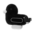 Černá kachní polštář