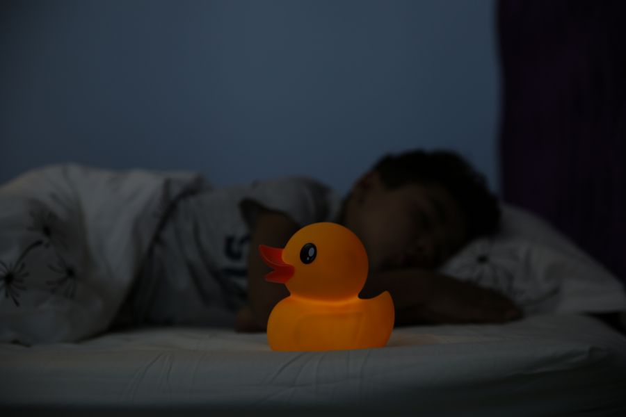 veilleuse canard jaune dhink 