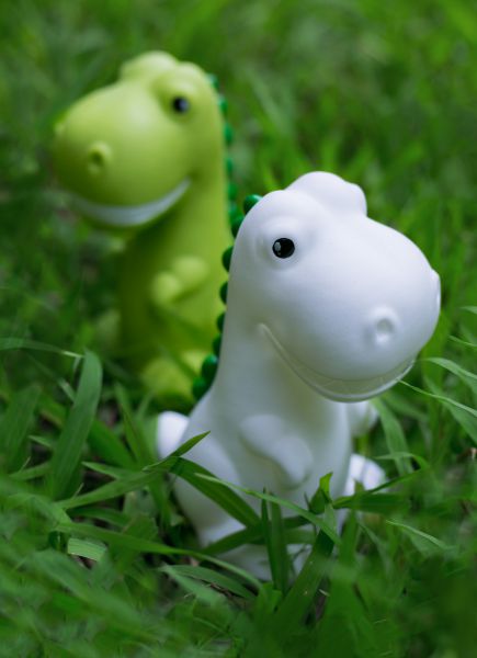 veilleuse dinosaure blanc 
