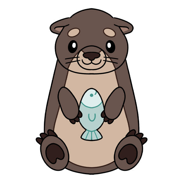 Peluche Mini Squishable – Loutre de Rivière