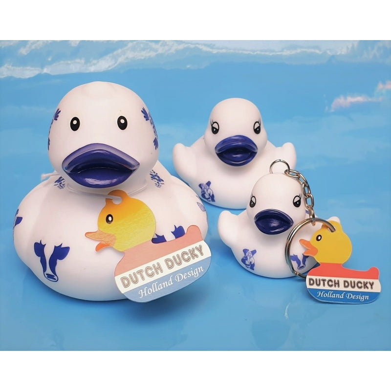 Mini canard Delft Blue Dutch Ducky – décor bleu de Delft