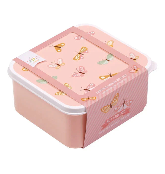 Lot de 4 boîtes repas et goûter - Papillons – vue 11 – A Little Lovely Company
