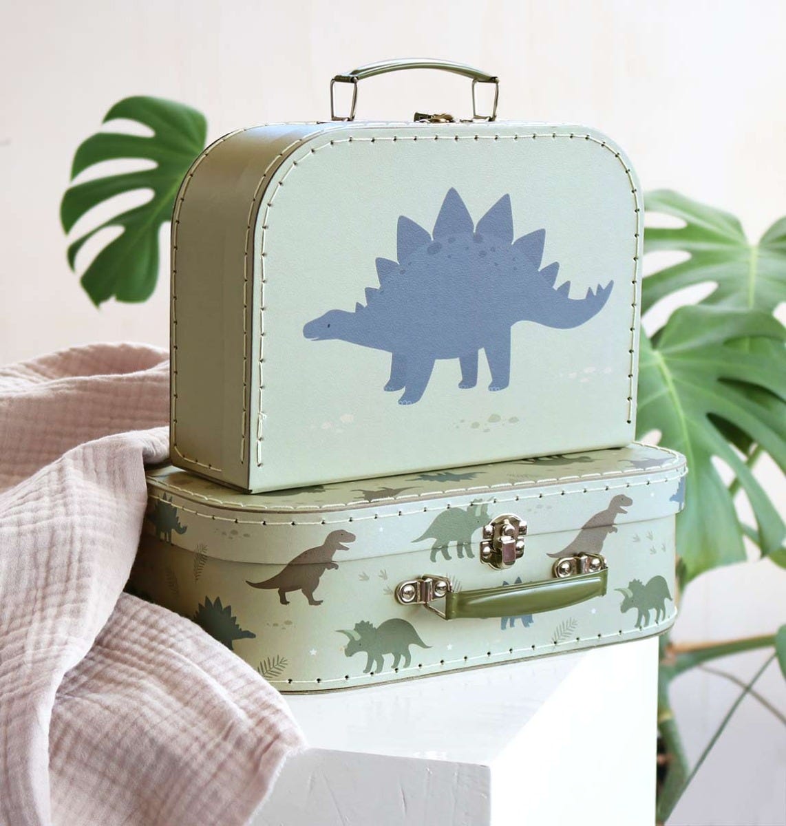 Set de valises enfant - Dinosaures – vue 2 – A Little Lovely Company