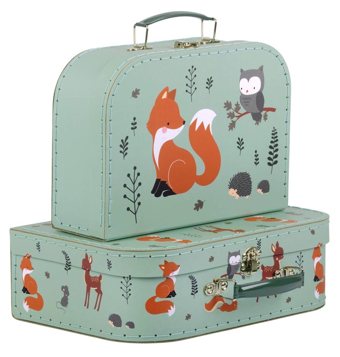 Set de valises enfant - Amis de la forêt – vue 2 – A Little Lovely Company