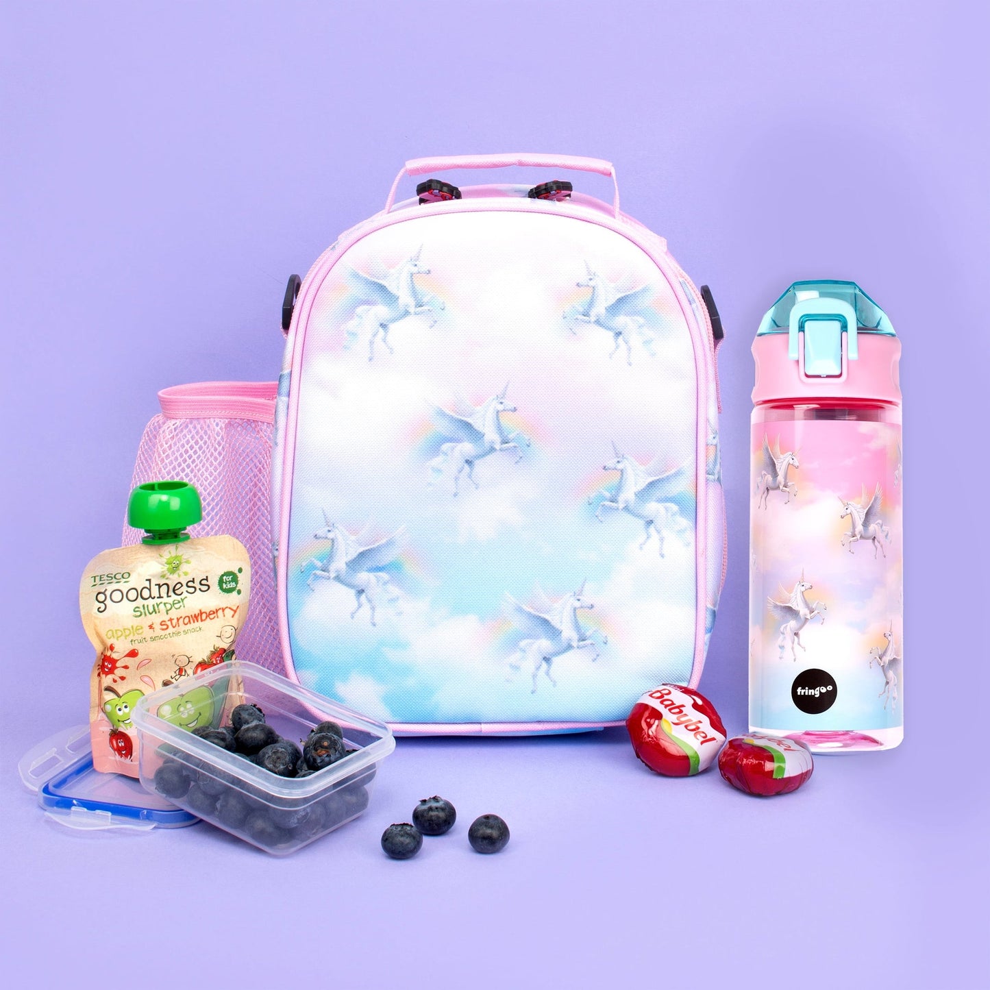 Gourde à bouchon rabattable – à bouchon rabattable 600ml – licorne Sky
