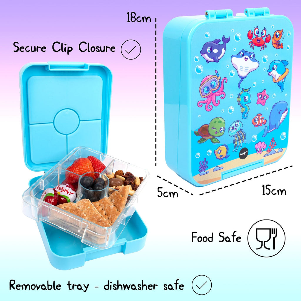 Boite à goûter Animaux Marins "Sea World"