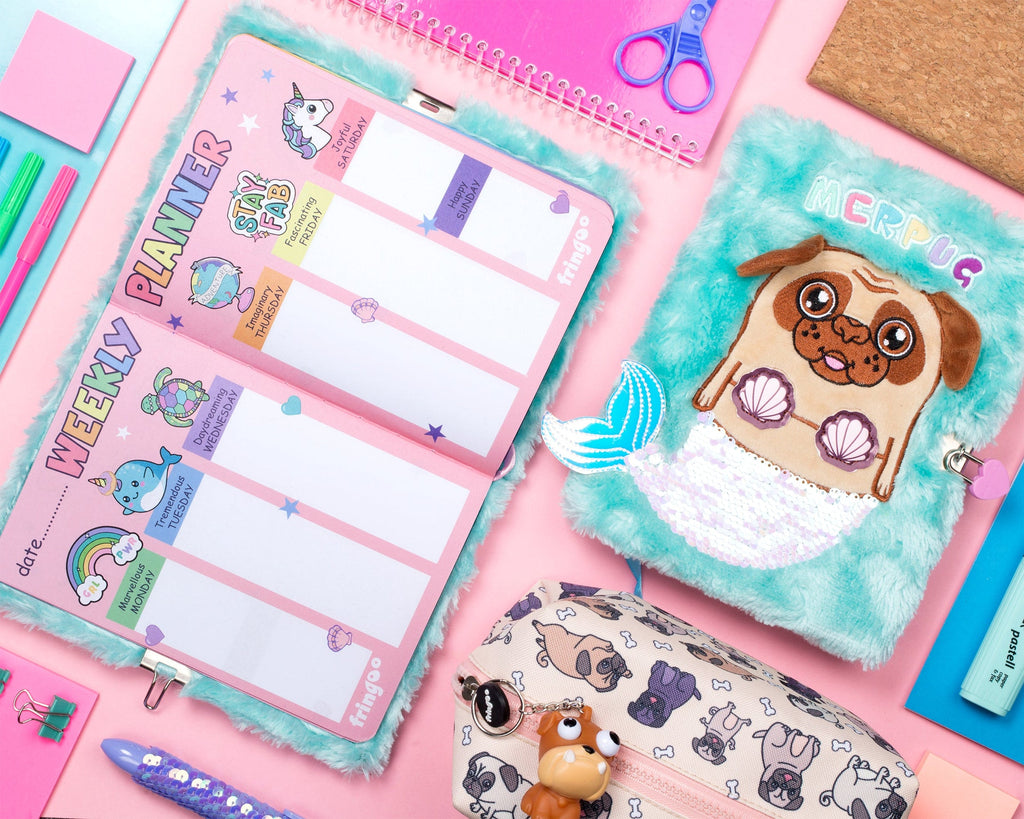 Carnet en peluche – 3D – Merpug