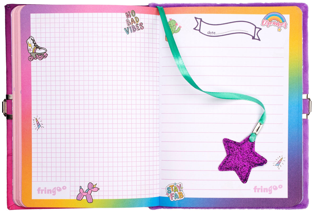 Sparkly secret diary – glitter – unicorn