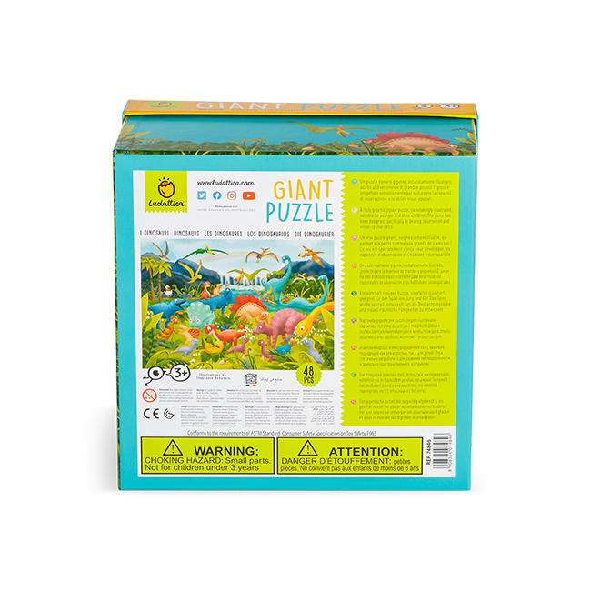 puzzle geant les dinosaures ludattica 