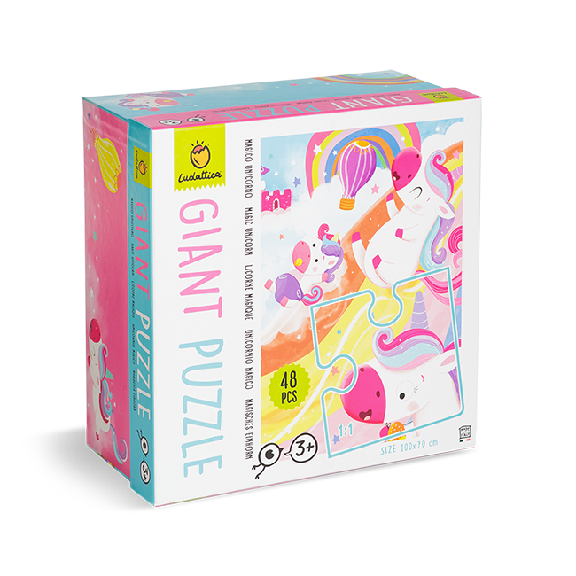 puzzle geant licornes magiques ludattica 