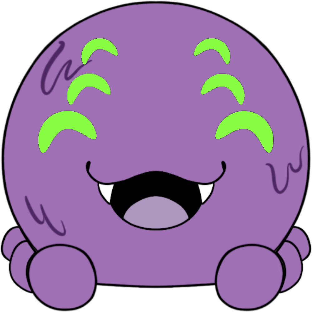 Spider Slimecicle Stickie (6in)