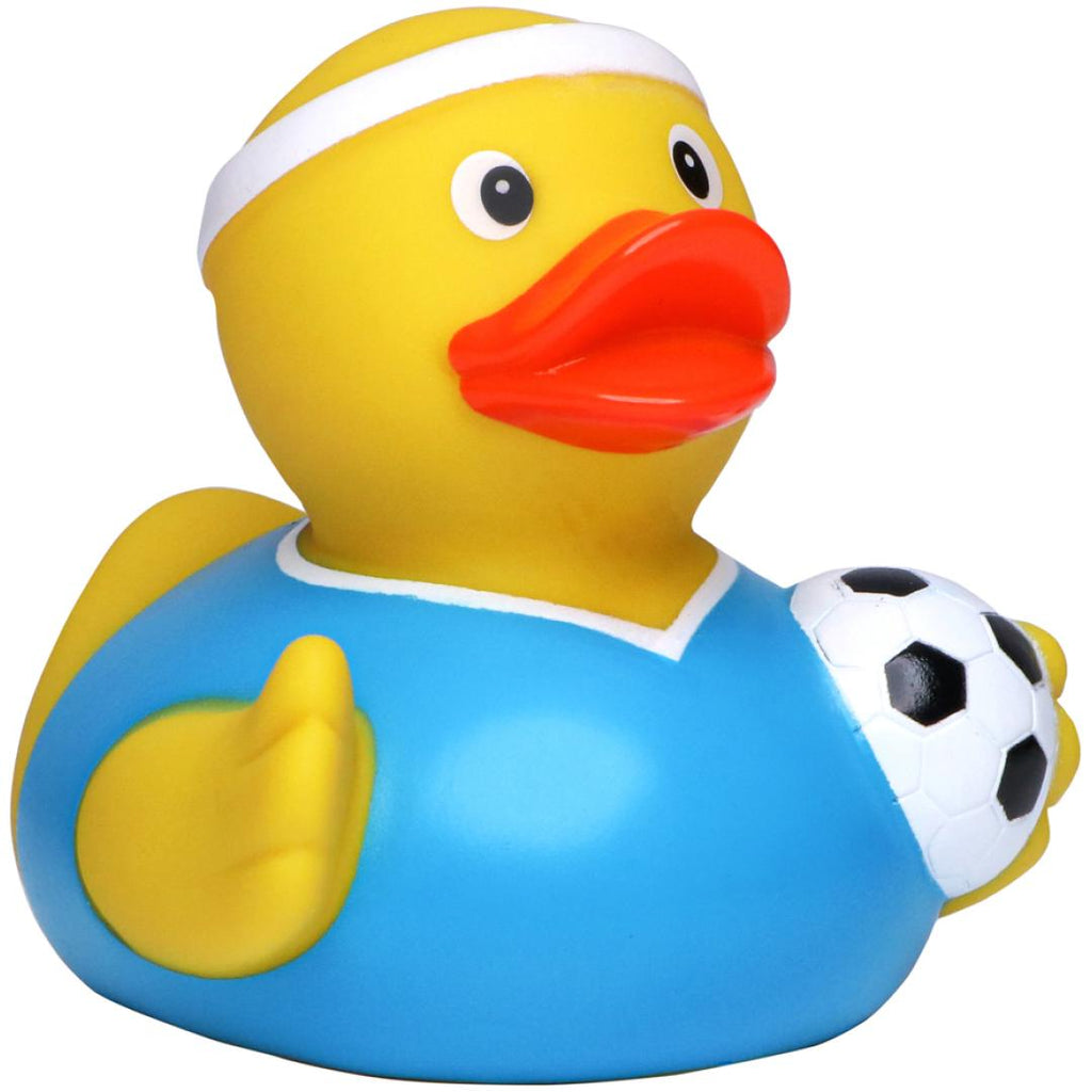 Canard Footballeur Bleu