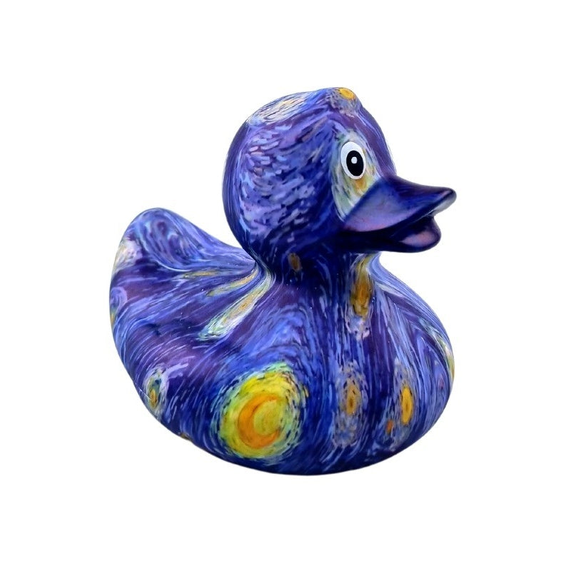 Canard Starry Night Vincent van Gogh Dutch Ducky CoinCaillerie