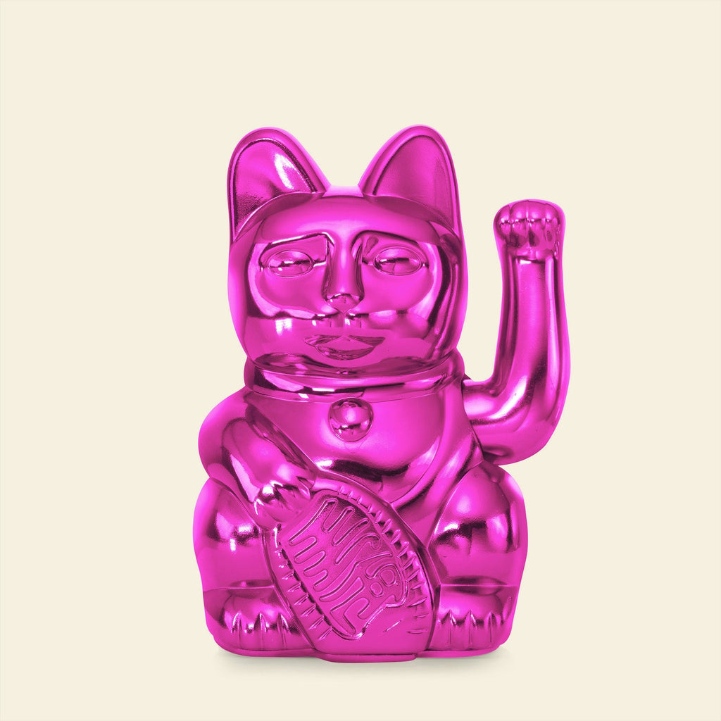 Chat Chanceux Rose Brillant “Sorya”