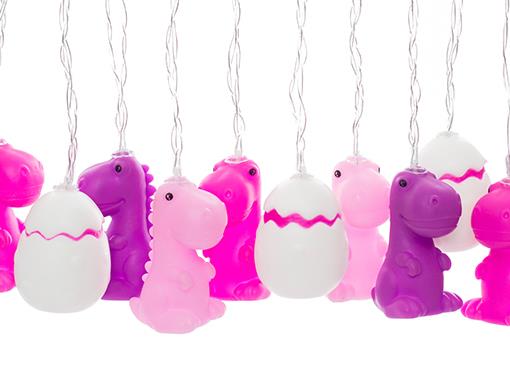 guirlande lumineuse dinosaure rose dhink DHINK335 02 5404006039821