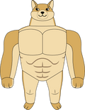 Swole Doge Plush (1ft)