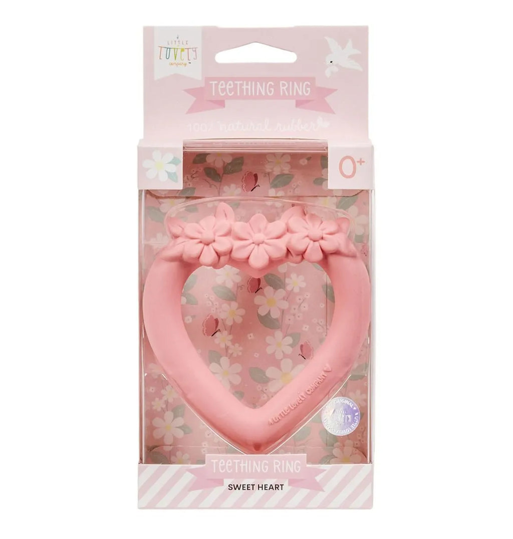 Anneau de dentition Cœur – vue 5 – A Little Lovely Company