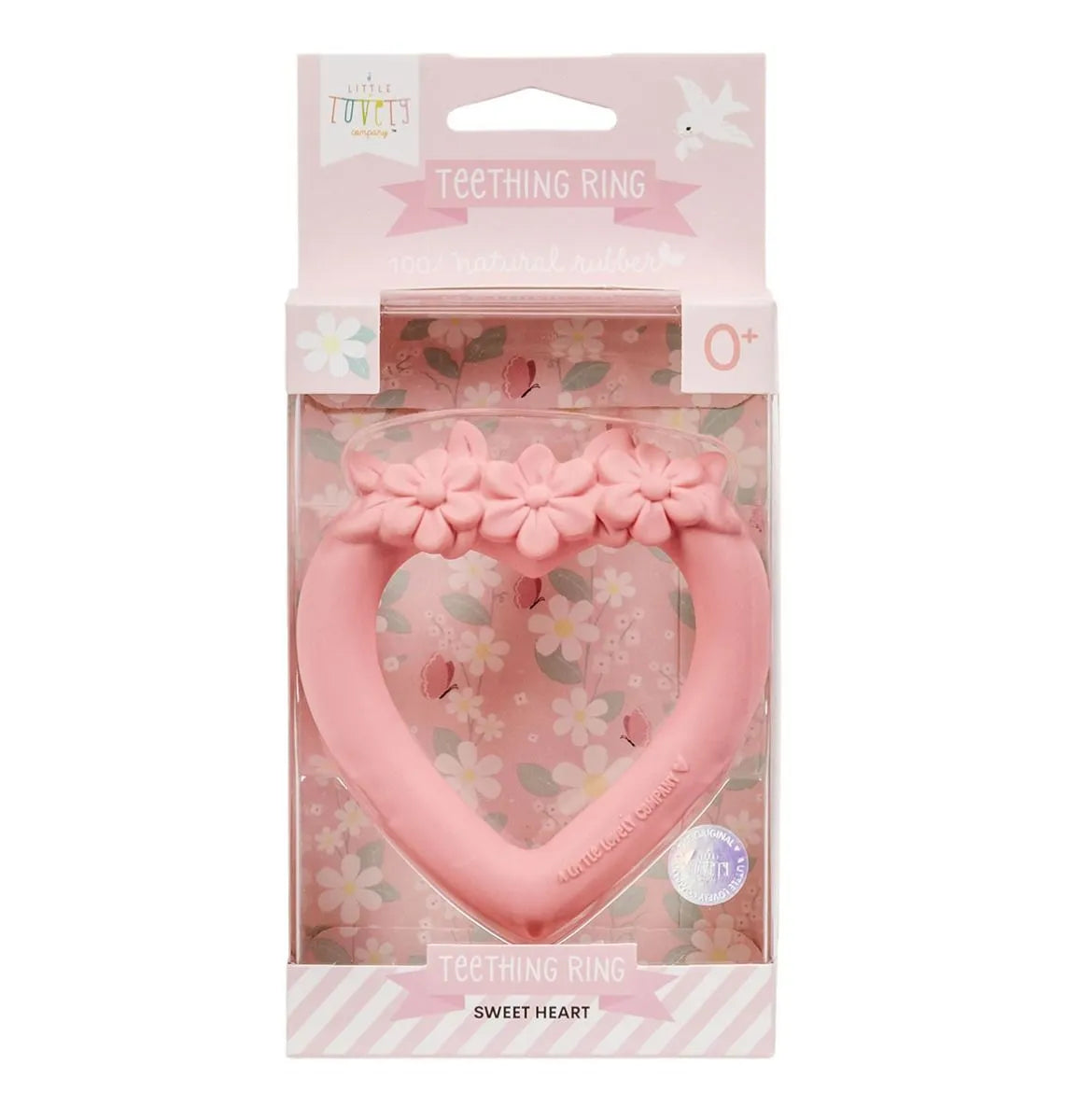 Anneau de dentition Cœur – vue 5 – A Little Lovely Company